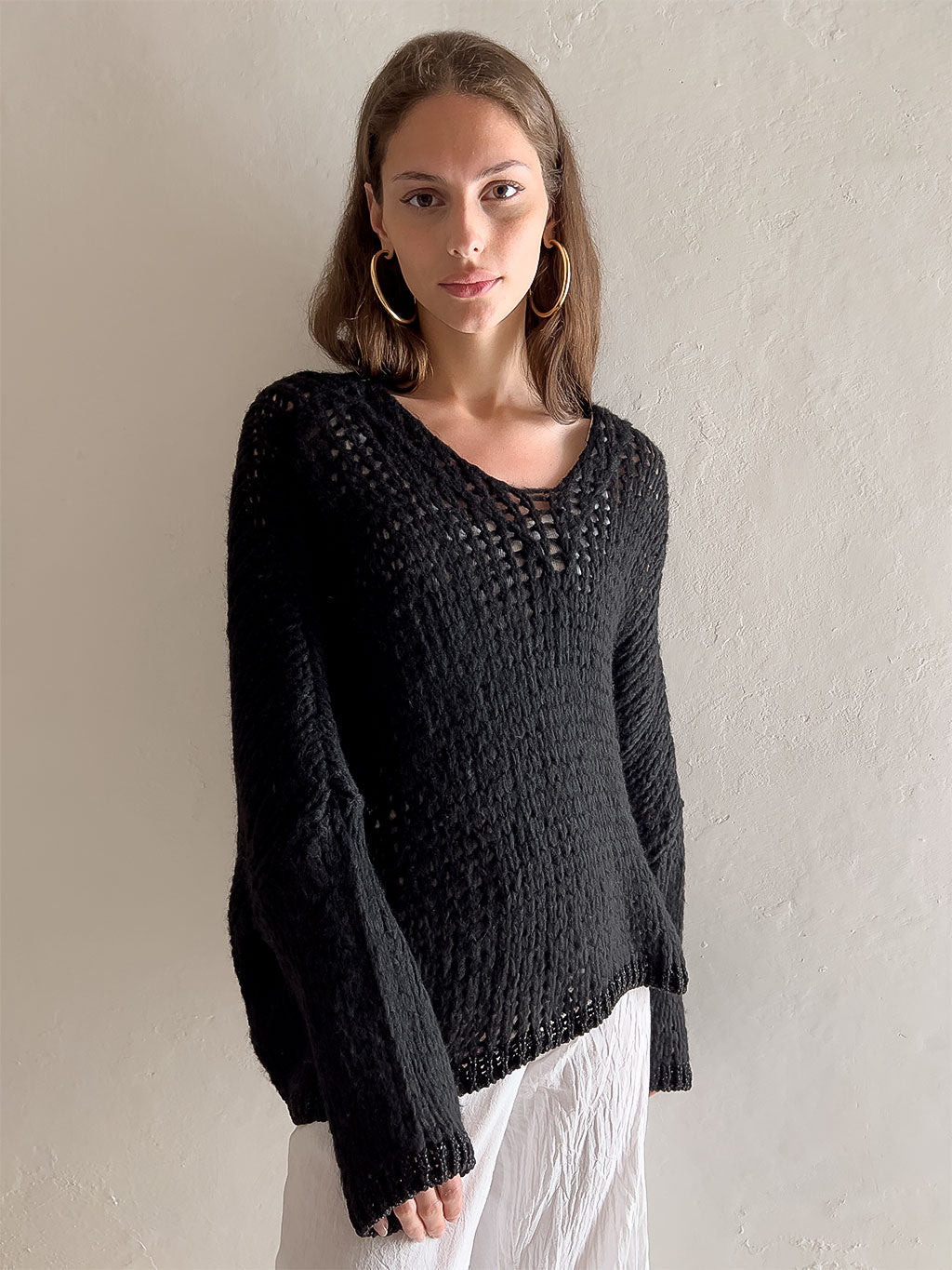 Black hotsell lurex jumper