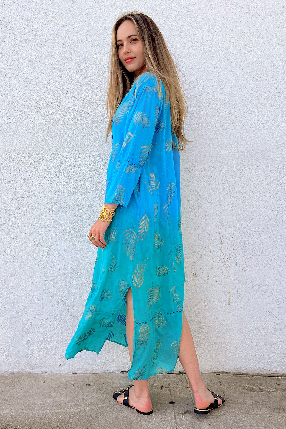 Ash Maxi Tunic Turquoise