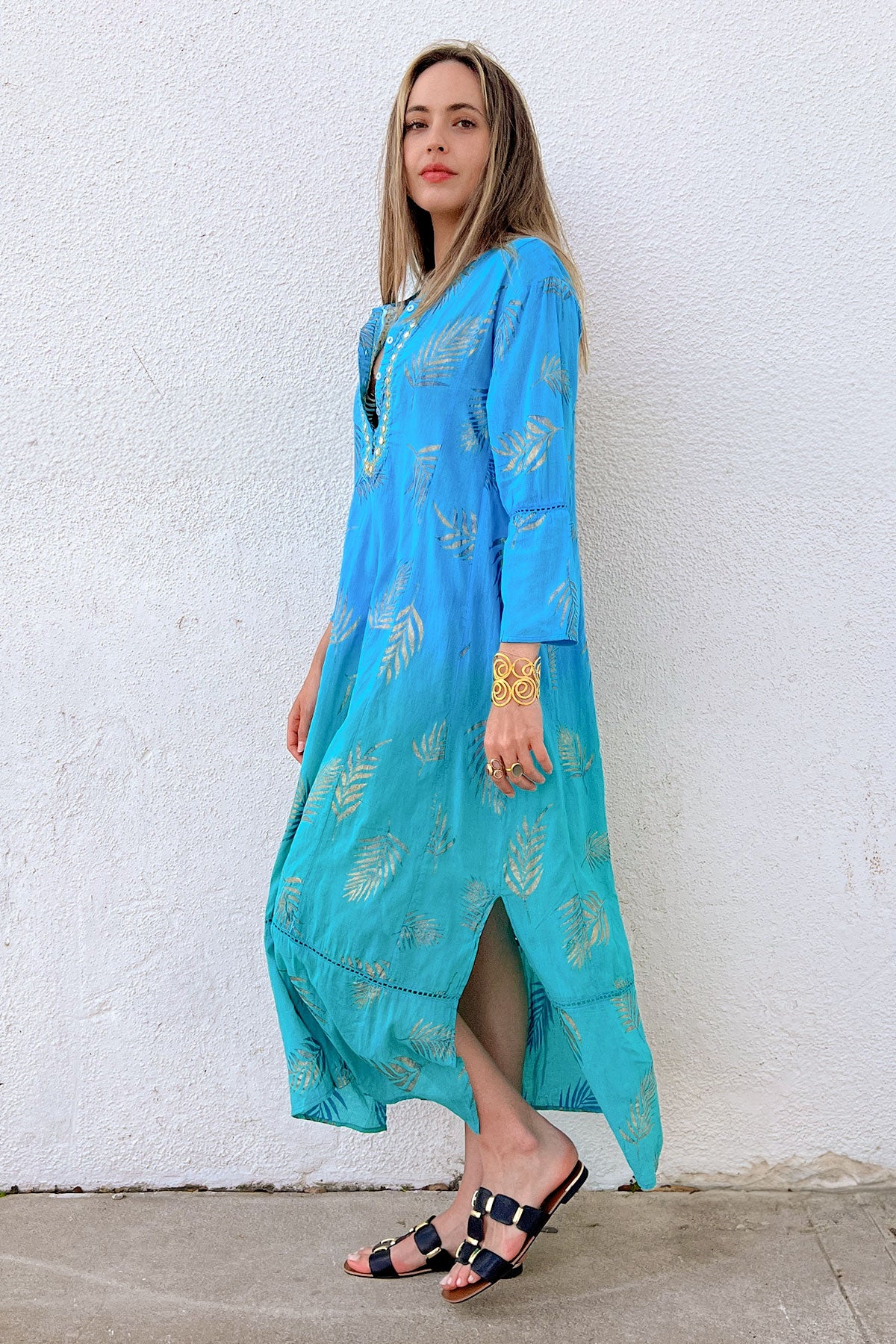 Ash Maxi Tunic Turquoise