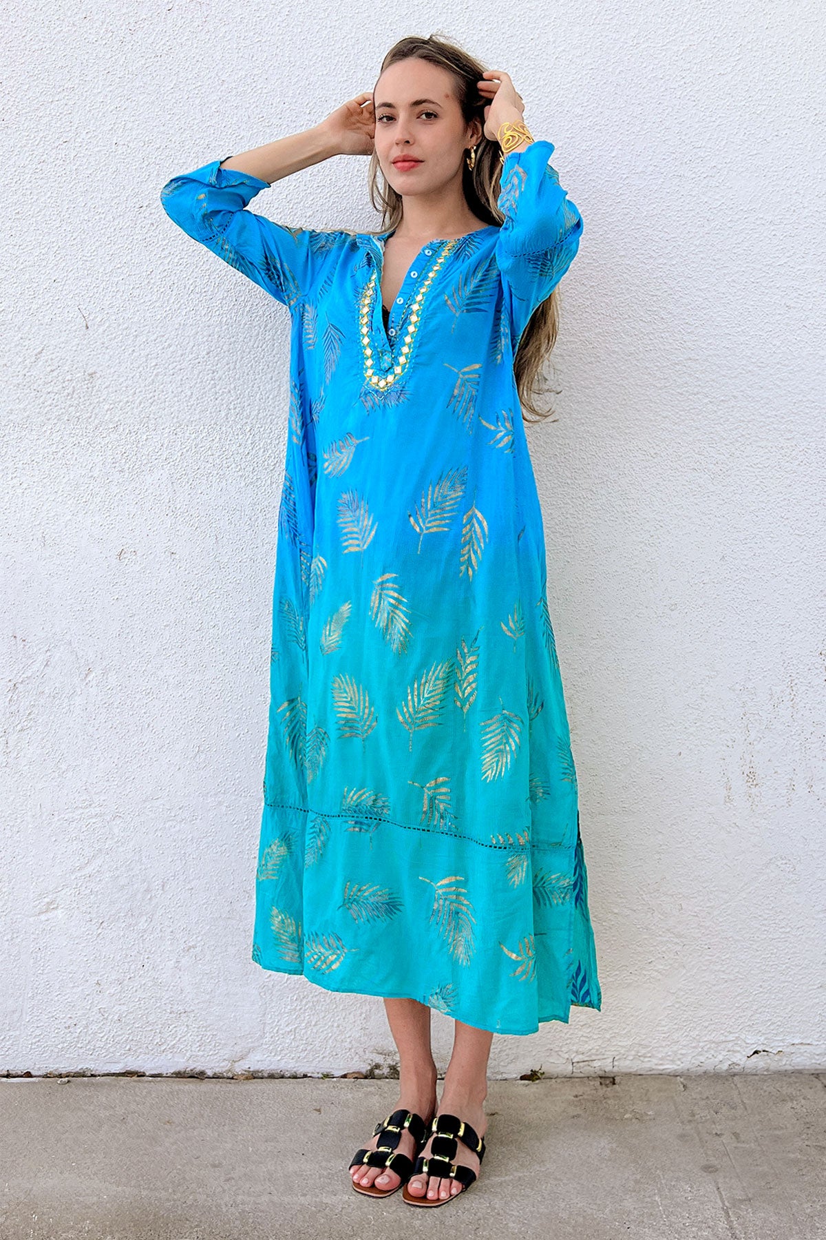 Ash Maxi Tunic Turquoise