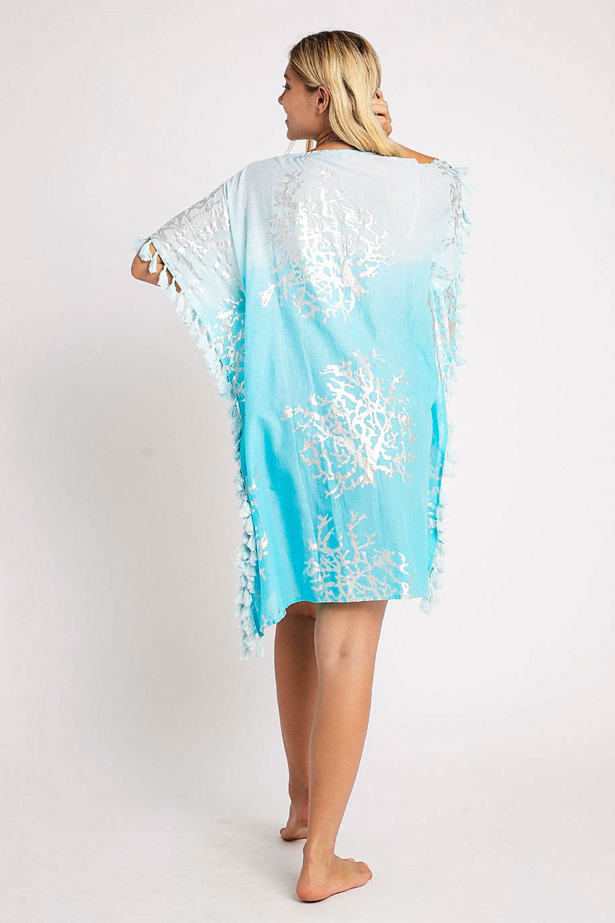 Indra Kaftan Turquoise