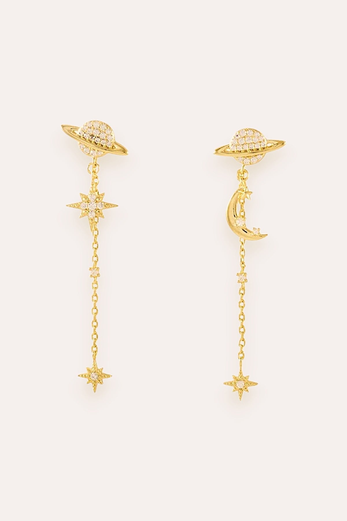 Planet Earring (Gold)