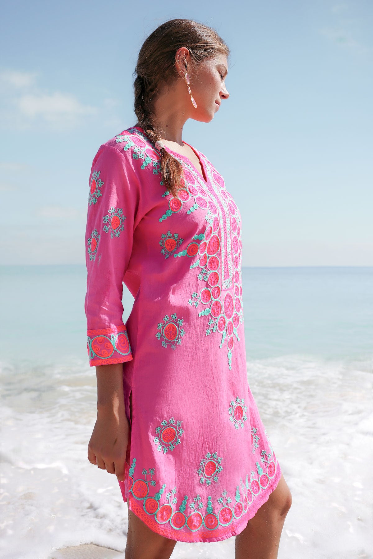 Emilia Tunic Hot Pink