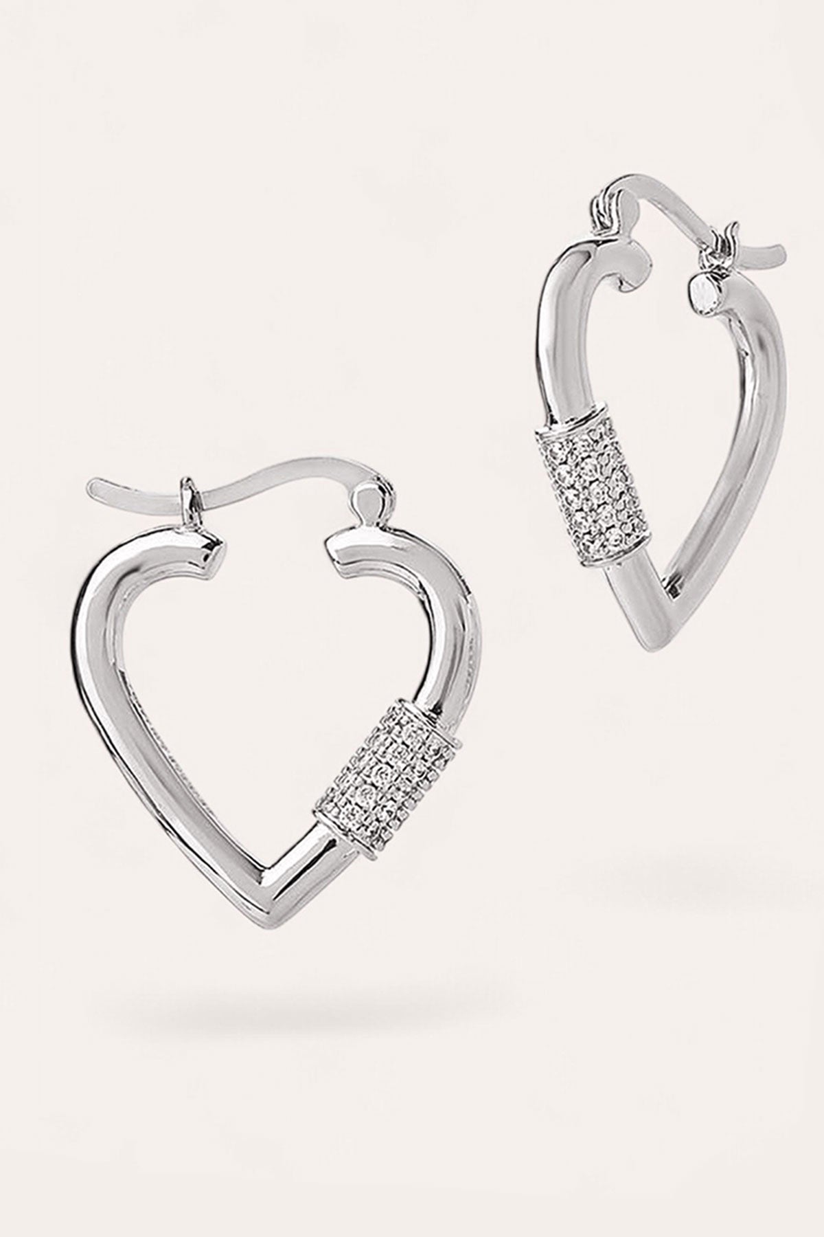 Heart Lock Earrings