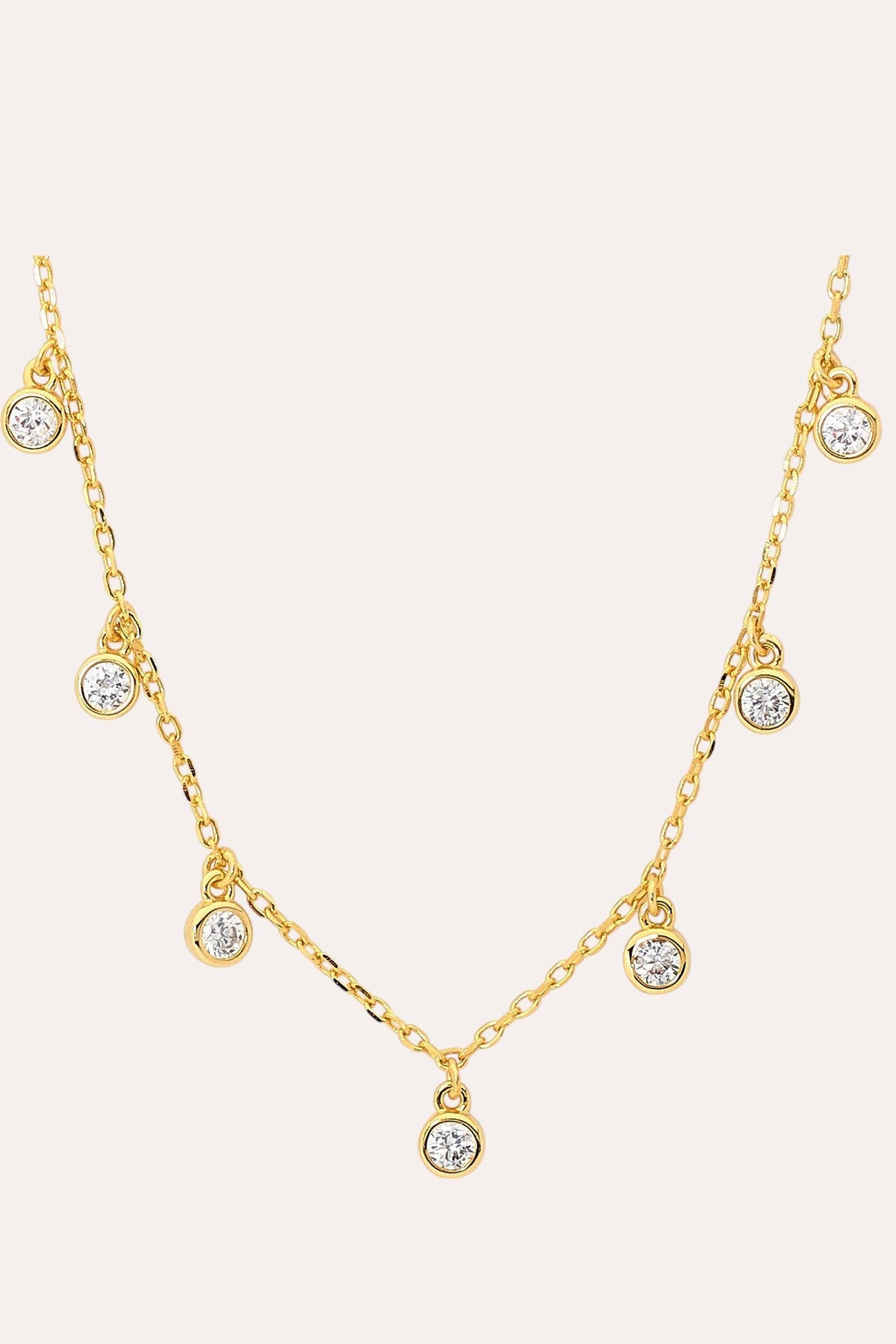 Zoe Drop Necklace (Gold)