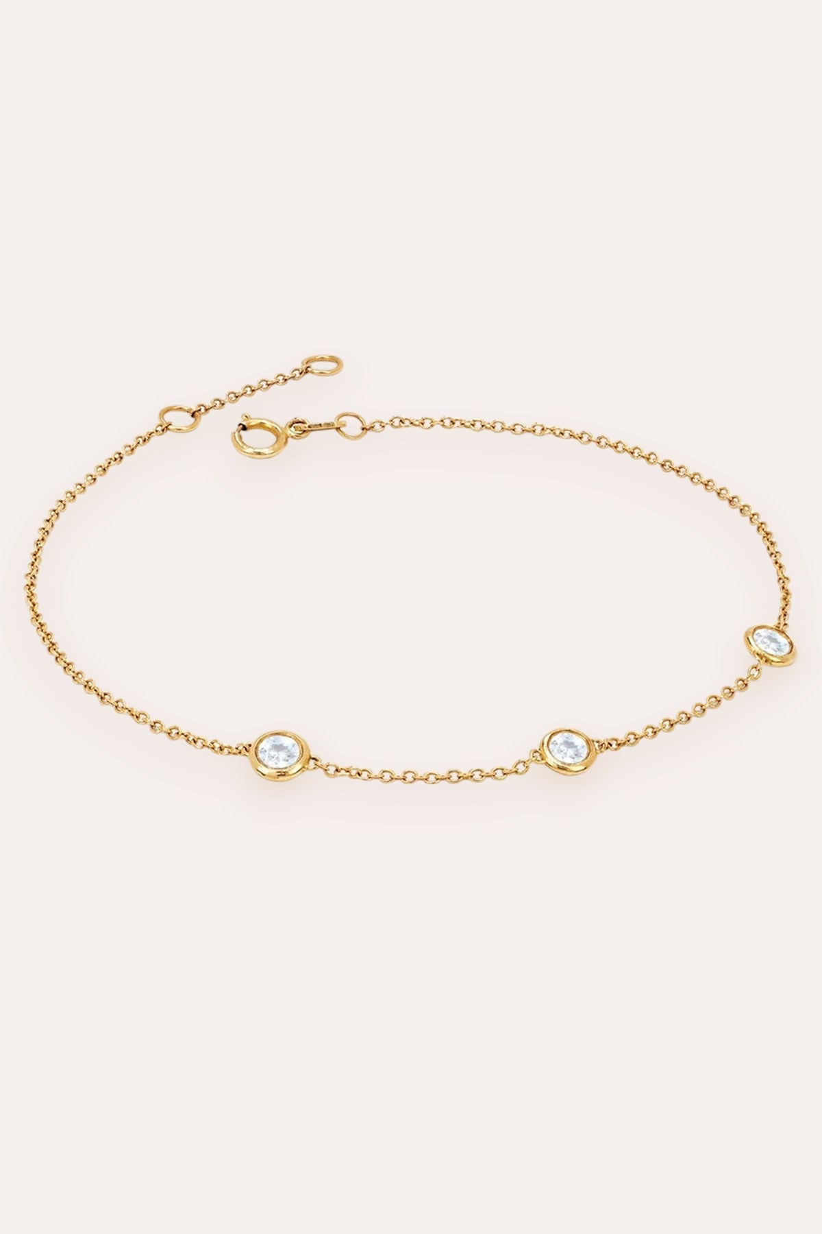 Zoe Drop Bracelet (Gold)